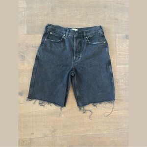 we the free people ripped raw hem jorts long jean shorts